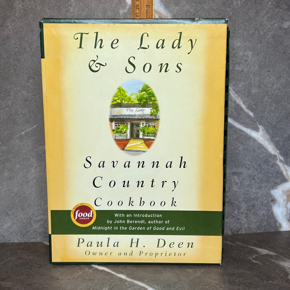 Paula Deen The Lady & Sons Savannah Country Cookbook 2 Book Box Set Spiral Bound